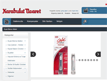 Tablet Screenshot of karabulutticaret.com